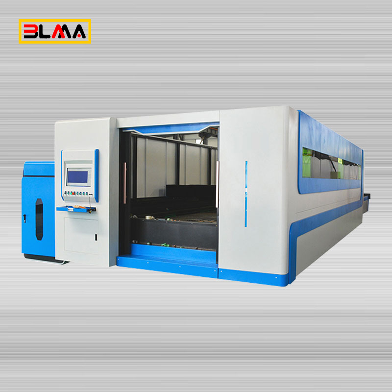 Double Drive Closed Type Exchange Table Fiber Laser Cutting Machine - BLMA